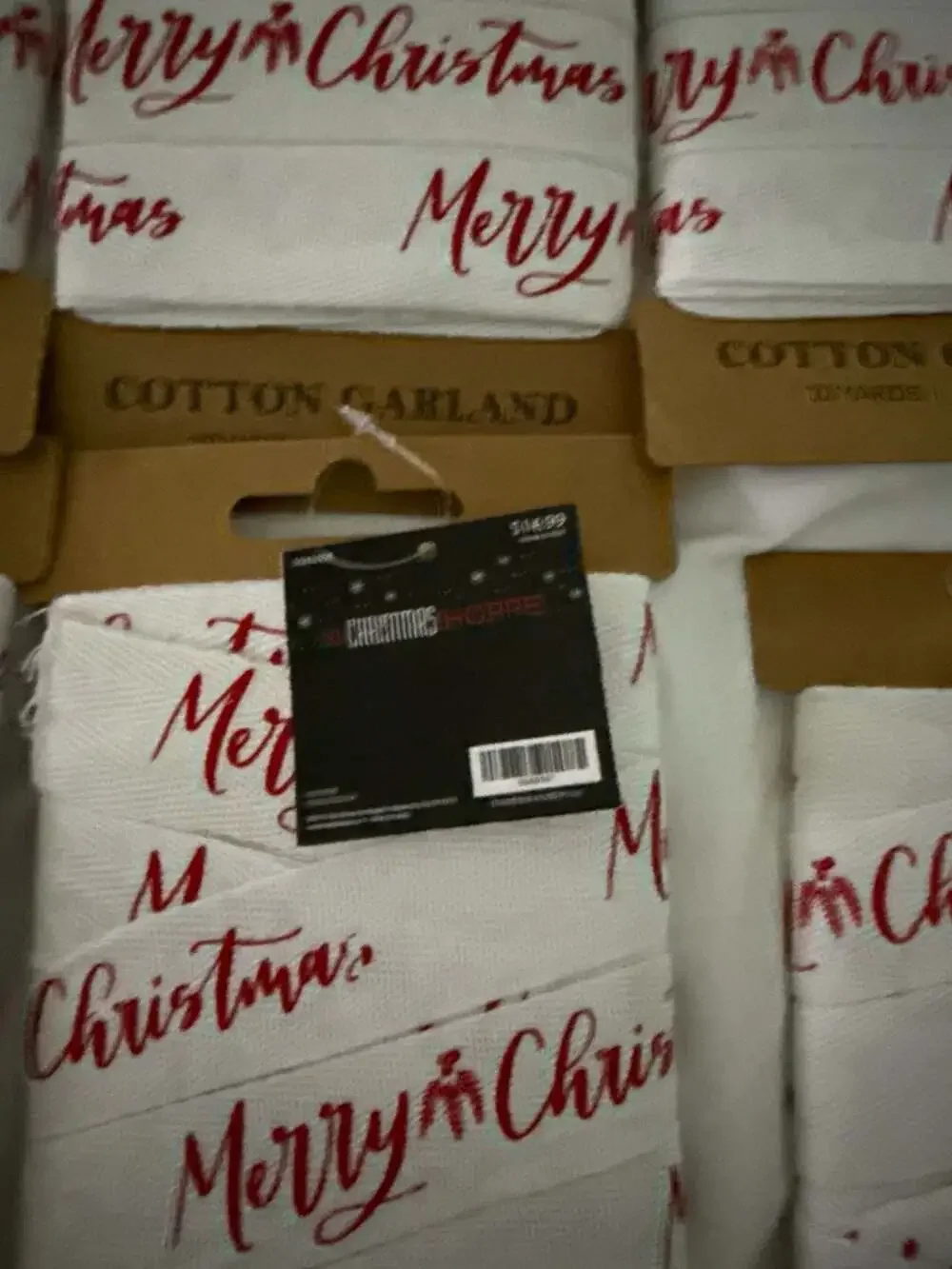 6 for the price of 1! Hobby Lobby Christmas Shoppe Garland 60 yards